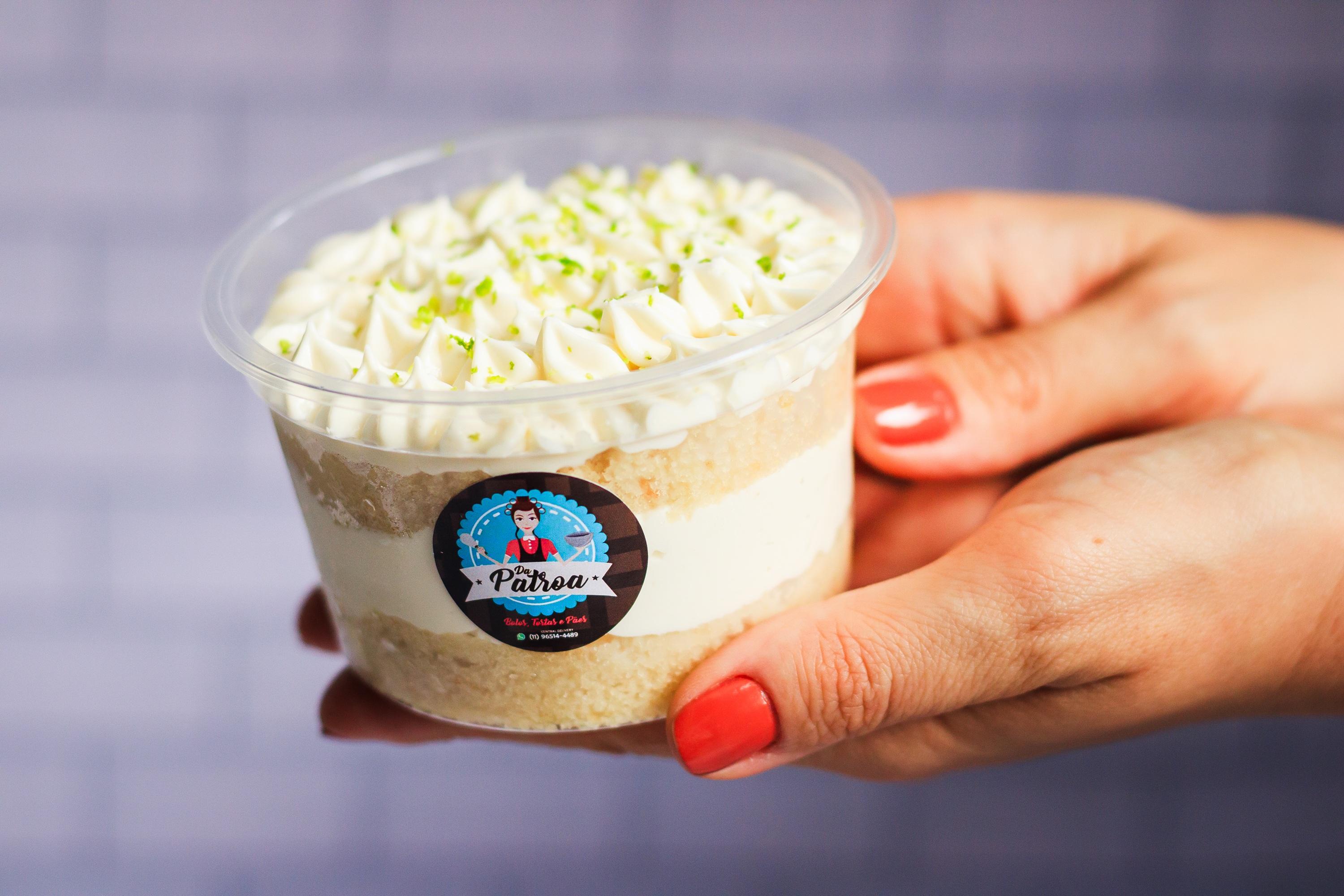 Bolo de Pote Mousse de Limão