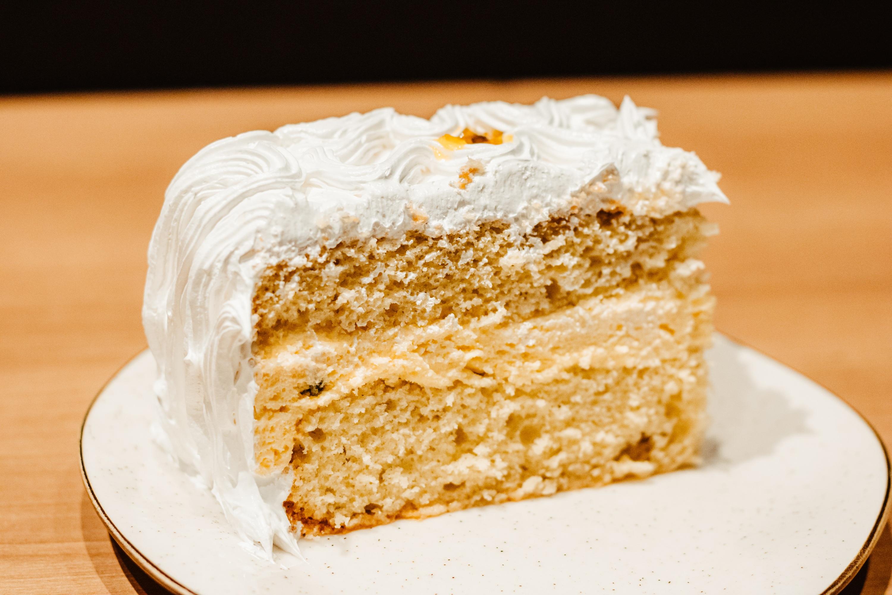 Bolo Fatia de Mousse de Maracujá